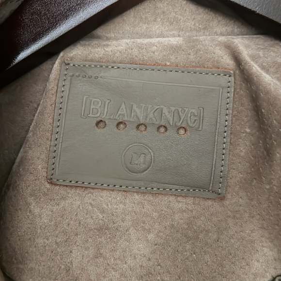 Blank NYC Taupe Suede Moto Jacket - Picture 8 of 10